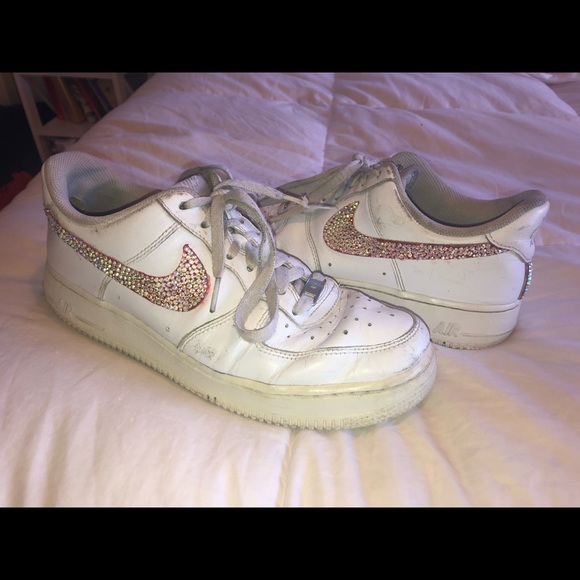 glitter air force 1s
